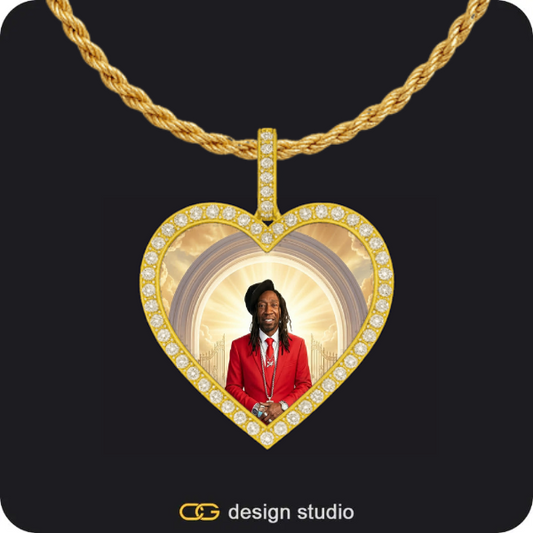 Custom Spinning Photo Pendant,Pendant Upgrade,Chain Upgrade,Custom Heart Photo Pendant,Custom Photo Pendant,Chain Upgrade