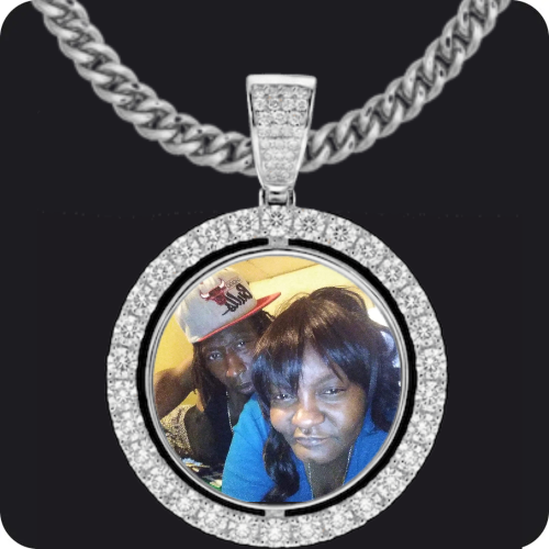 Custom Spinning Photo Pendant,Pendant Upgrade,Chain Upgrade,Custom Heart Photo Pendant,Custom Photo Pendant,Chain Upgrade