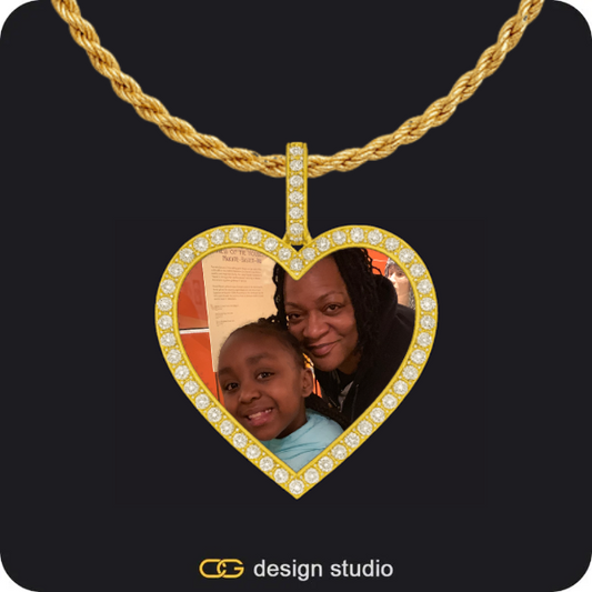Custom Spinning Photo Pendant,Custom Spinning Photo Pendant,Pendant Upgrade,Custom Heart Photo Pendant