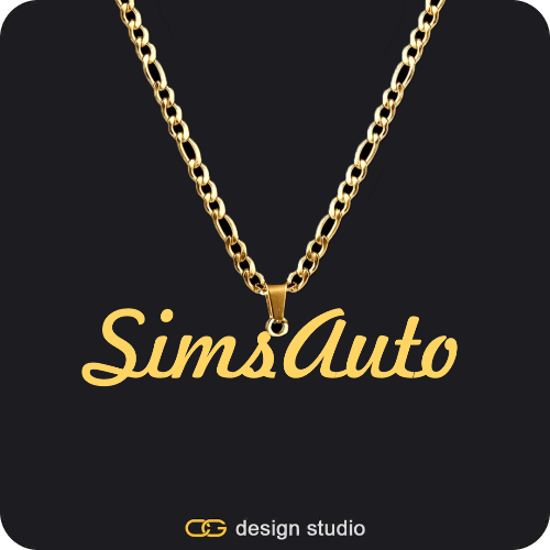 The Essential Name Necklace: Looped,Chain Upgrade