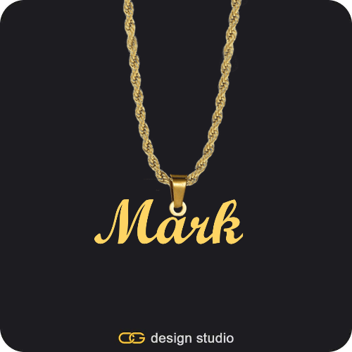 The Essential Name Necklace: Looped,Chain Upgrade