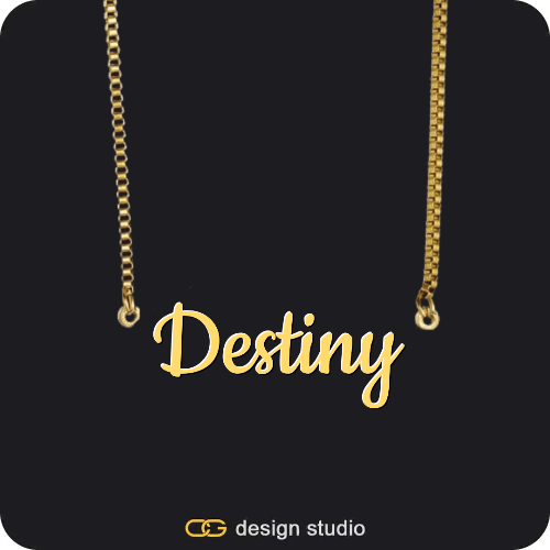The Essential Name Necklace,Chain Upgrade