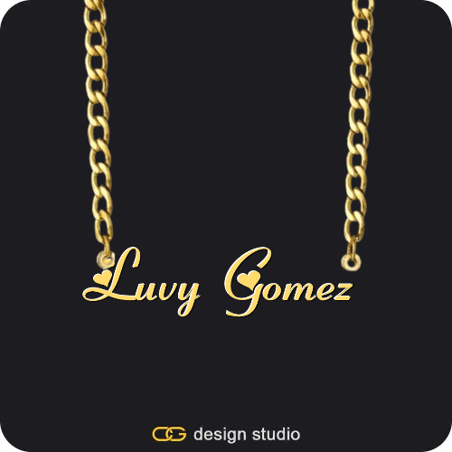 The Essential Name Necklace,Chain Upgrade