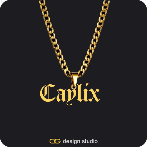 The Essential Name Necklace: Cuban chain