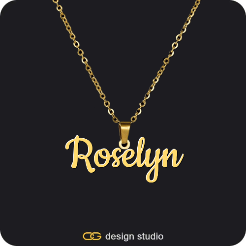 The Essential Name Necklace: Looped,Chain Upgrade,The Essential Name Necklace,The Essential Name Necklace