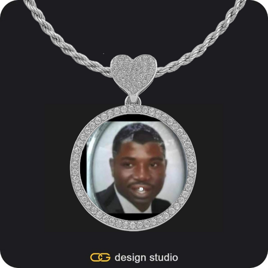 Custom Charm-Top Photo Pendant,Custom Photo Pendant,Pendant Upgrade,Custom Photo Pendant