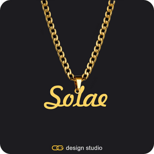 The Essential Name Necklace: Looped,Chain Upgrade