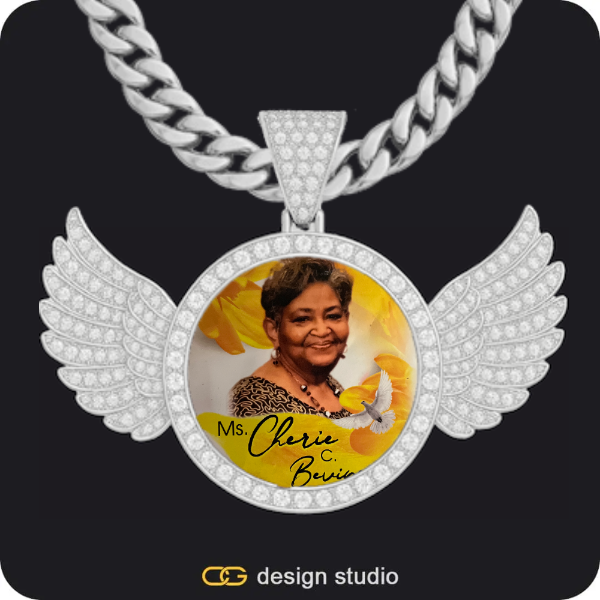 Custom Photo Pendant: Wings,Custom Photo Pendant,Custom Charm-Top Photo Pendant,Custom Photo Pendant: Wings,Chain Upgrade,Custom Photo Pendant,Custom Photo Pendant,Pendant Upgrade,Chain Upgrade