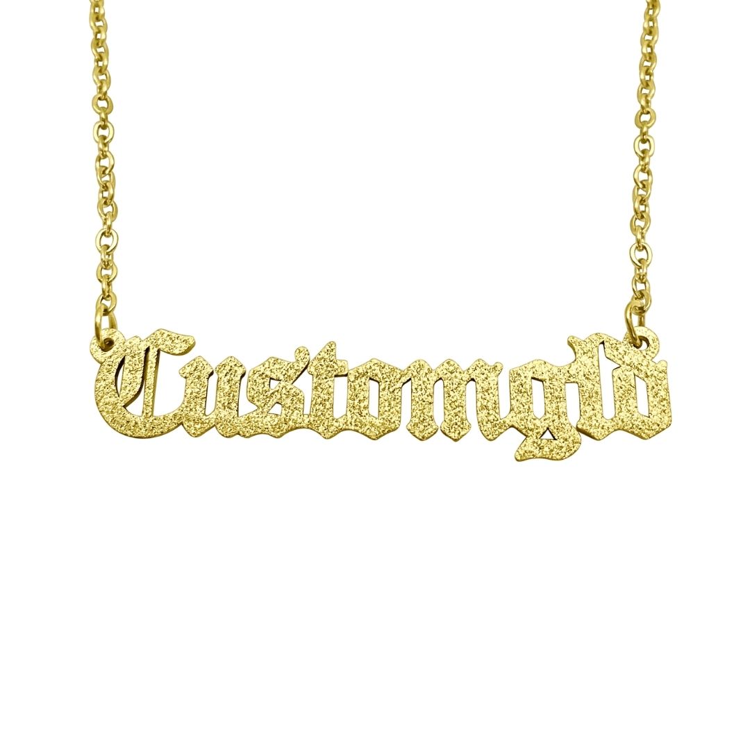 The Essential Name Necklace: Glitter