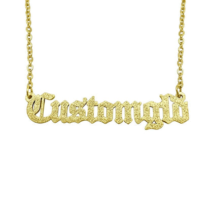 The Essential Name Necklace: Glitter