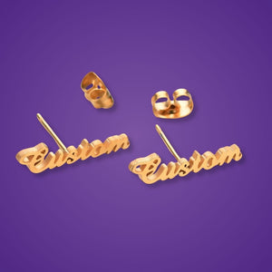 The Essential Stud Name Earrings