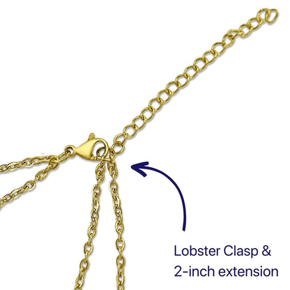 The Essential Name Necklace: Double Layer