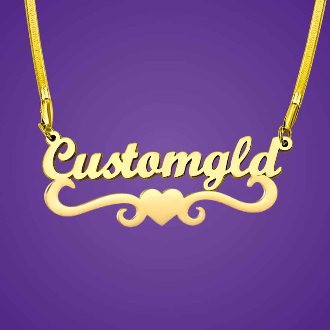 His & Hers Name Necklaces