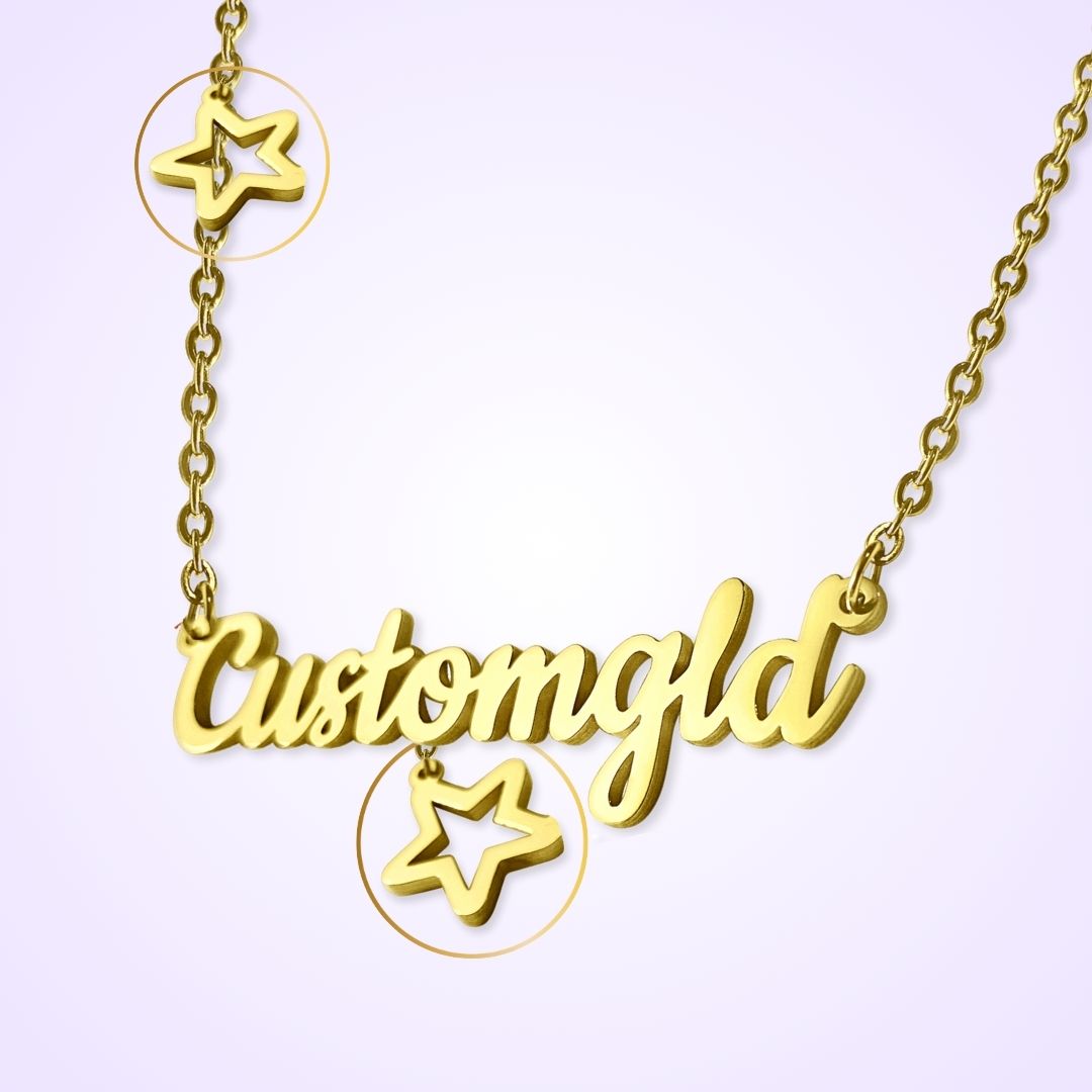 The Essential Name Necklace: Charm