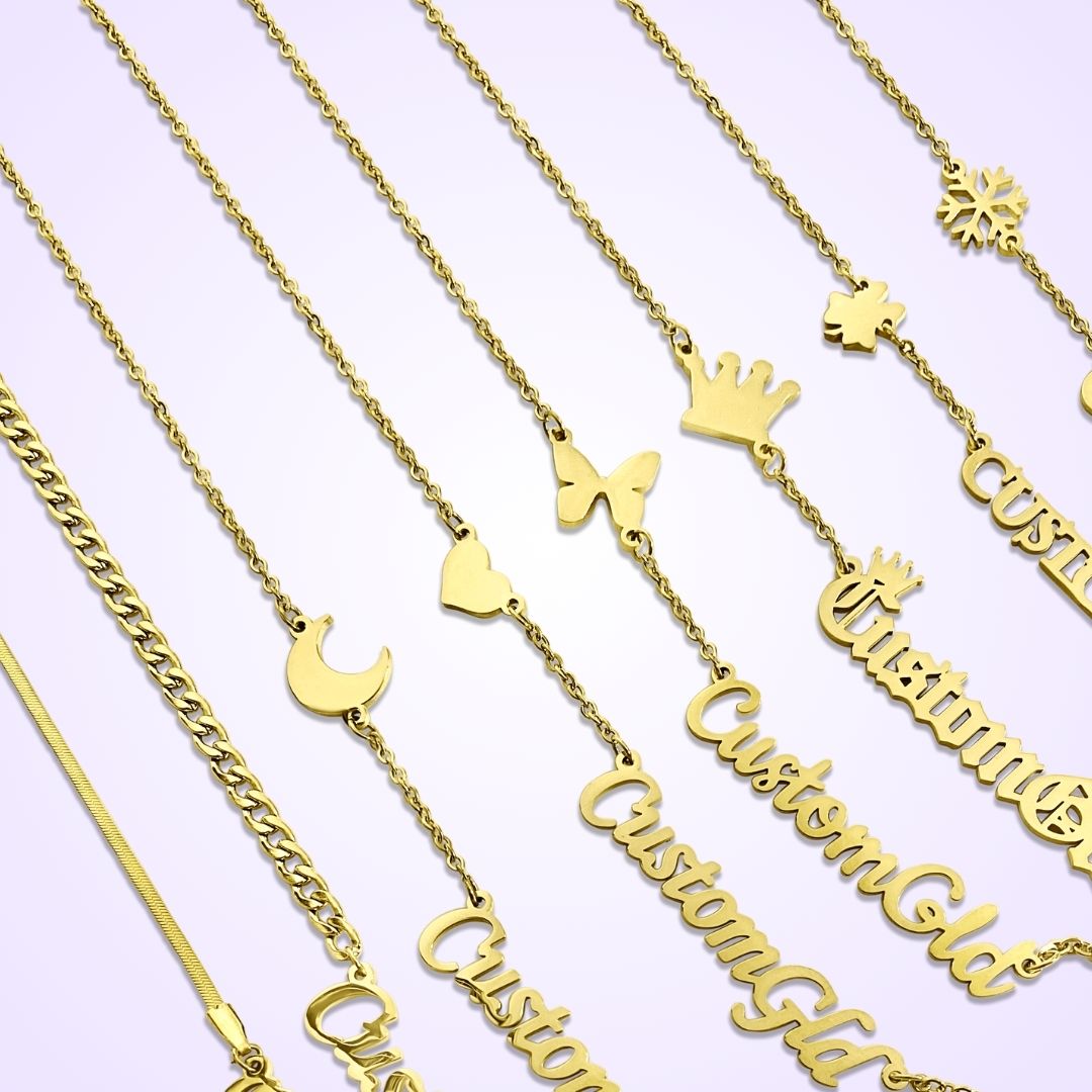 The Essential Name Necklace: Charm