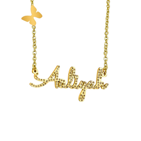 The Essential Name Necklace: Sparkling Charm