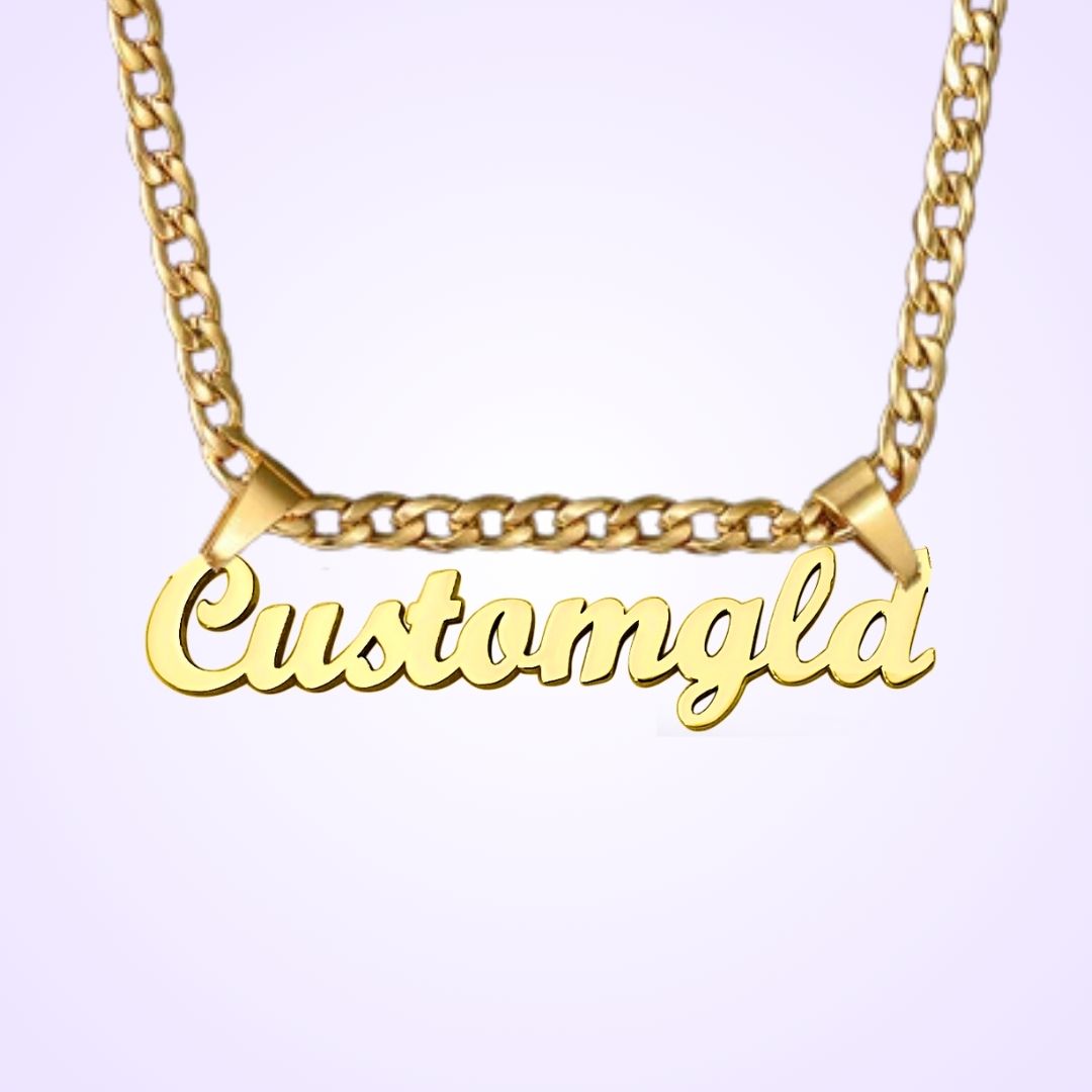 The Essential Name Necklace: Double Loop