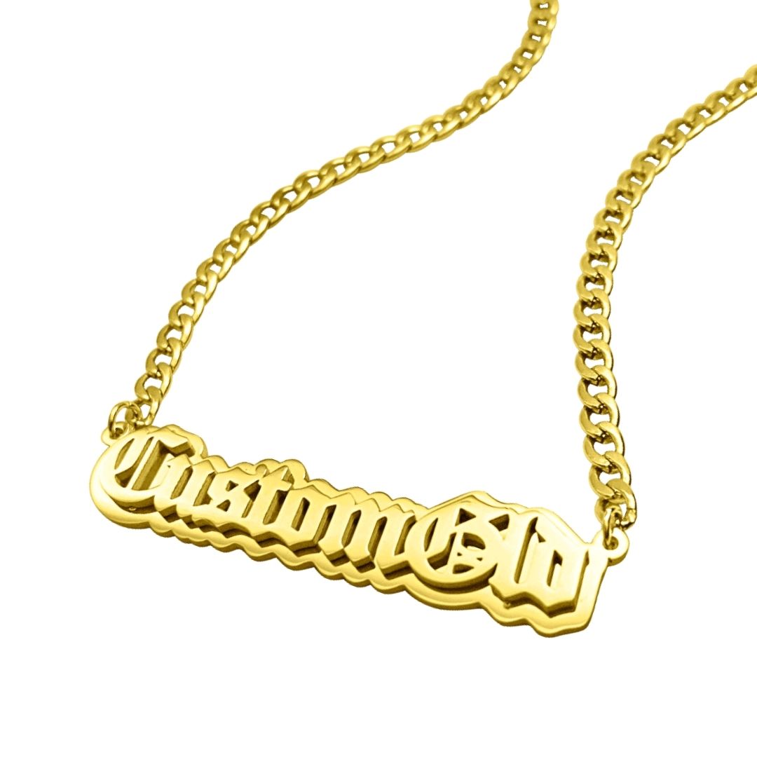 The Spotlight Double Plated Name Necklace