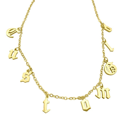 Las Embrujadas - Collar con Nombre Colgante 