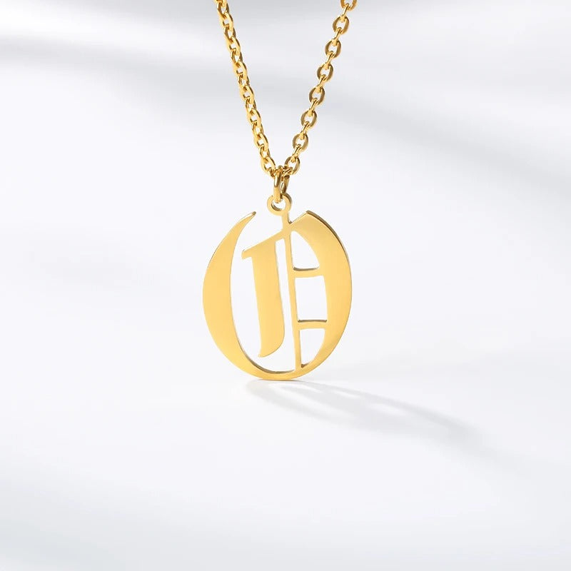 Gran collar inicial victoriano