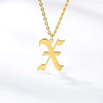 Gran collar inicial victoriano