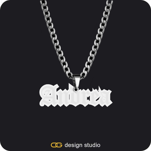 The Spotlight - Double Plated Name Necklace