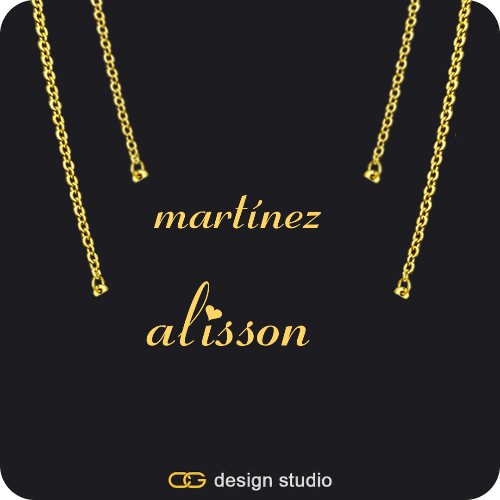 The Essential Double Layer Name Necklace