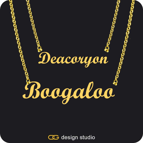 The Essential Double Layer Name Necklace