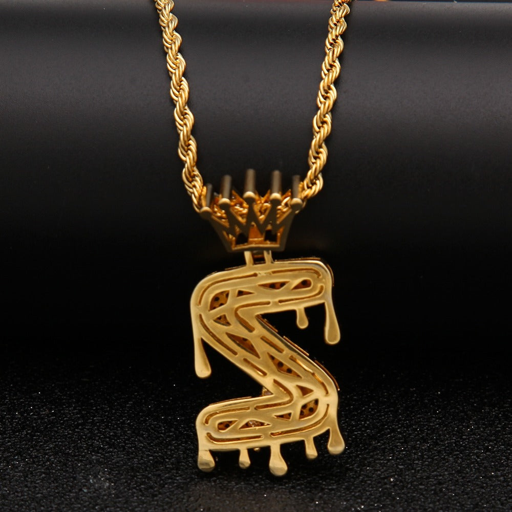 Drip letter is a custom jewelry item with fast reliable shipping